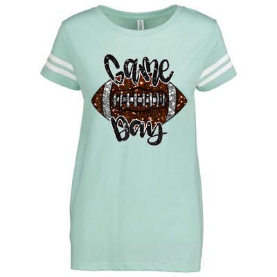 Game Day Football Bling Bling Football Lover Fall Autumn Enza Ladies Jersey Football T-Shirt