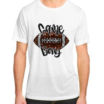 Game Day Football Bling Bling Football Lover Fall Autumn Adult ChromaSoft Performance T-Shirt