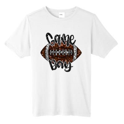 Game Day Football Bling Bling Football Lover Fall Autumn Tall Fusion ChromaSoft Performance T-Shirt