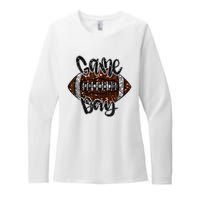 Game Day Football Bling Bling Football Lover Fall Autumn Womens CVC Long Sleeve Shirt