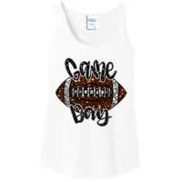 Game Day Football Bling Bling Football Lover Fall Autumn Ladies Essential Tank