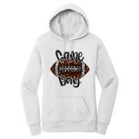 Game Day Football Bling Bling Football Lover Fall Autumn Women's Pullover Hoodie