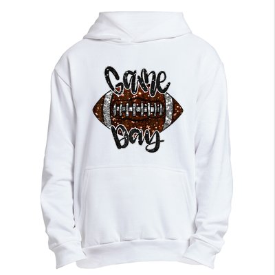 Game Day Football Bling Bling Football Lover Fall Autumn Urban Pullover Hoodie