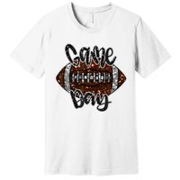 Game Day Football Bling Bling Football Lover Fall Autumn Premium T-Shirt