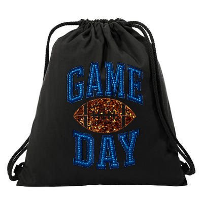 Game Day Football For Women Drawstring Bag
