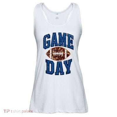 Game Day Football For Women Ladies Essential Flowy Tank