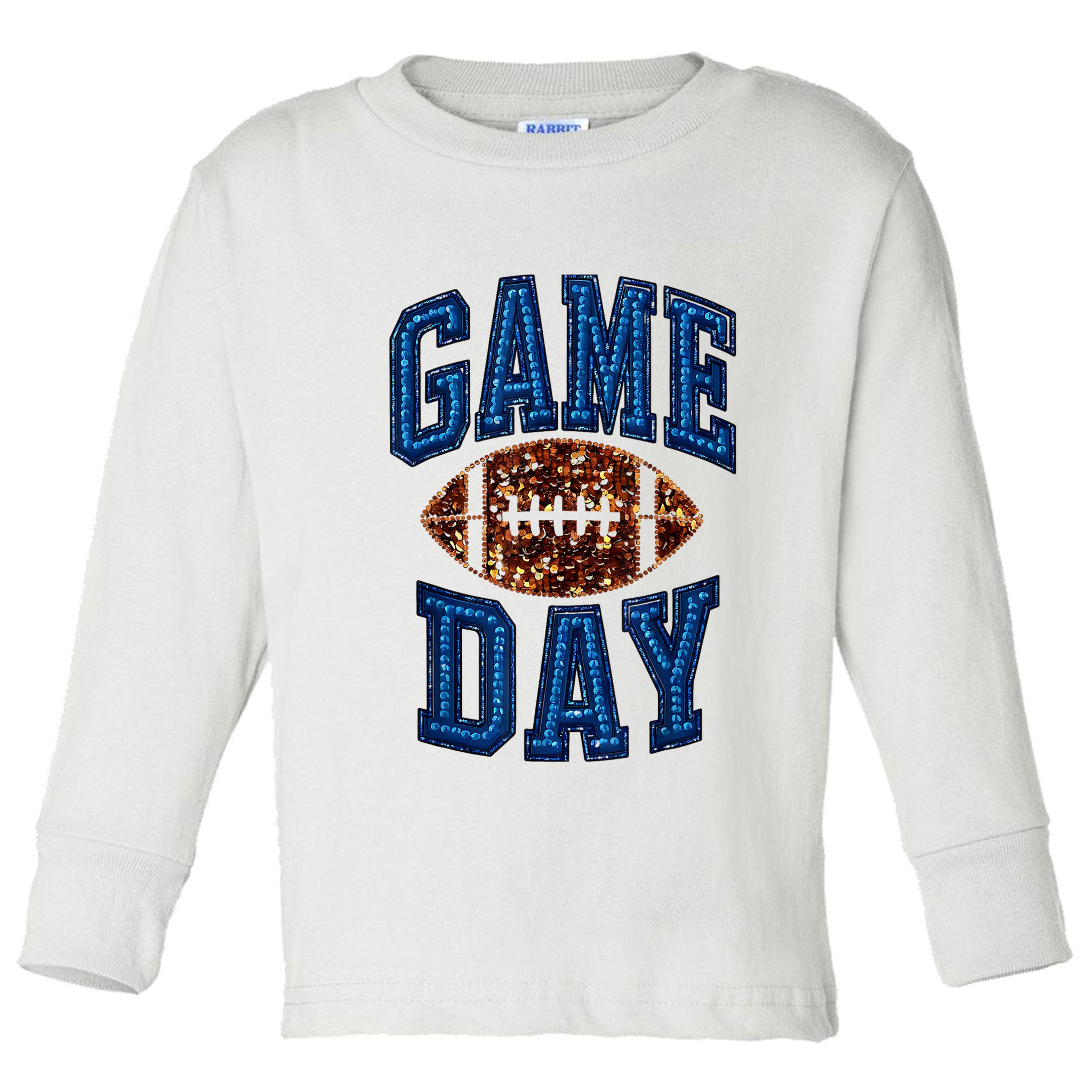 Game Day Football For Women Toddler Long Sleeve Shirt