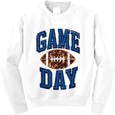 Game Day Football For Women Kids Sweatshirt