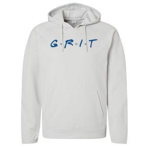 Grit Detroit Football Performance Fleece Hoodie