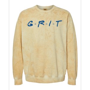 Grit Detroit Football Colorblast Crewneck Sweatshirt