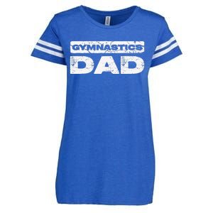 Gymnastics Dad Fathers Day Enza Ladies Jersey Football T-Shirt