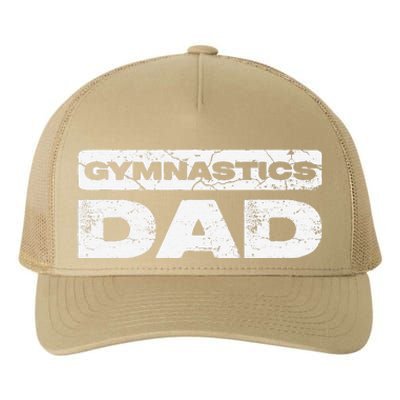 Gymnastics Dad Fathers Day Yupoong Adult 5-Panel Trucker Hat