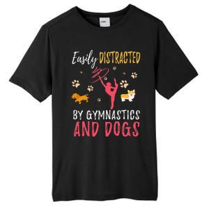 Gymnastics & Dogs Funny Gymnast Dog Lover Gift Tall Fusion ChromaSoft Performance T-Shirt