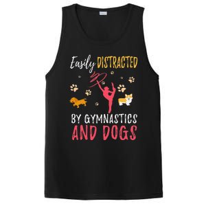 Gymnastics & Dogs Funny Gymnast Dog Lover Gift PosiCharge Competitor Tank