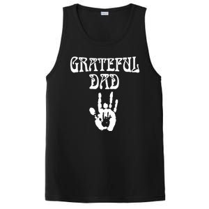 Grateful Dad Fathers Day PosiCharge Competitor Tank