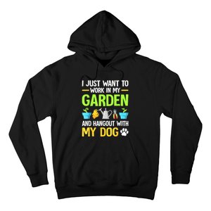 Gardening & Dog Funny Plant Lover Women Garden Gardener Hoodie