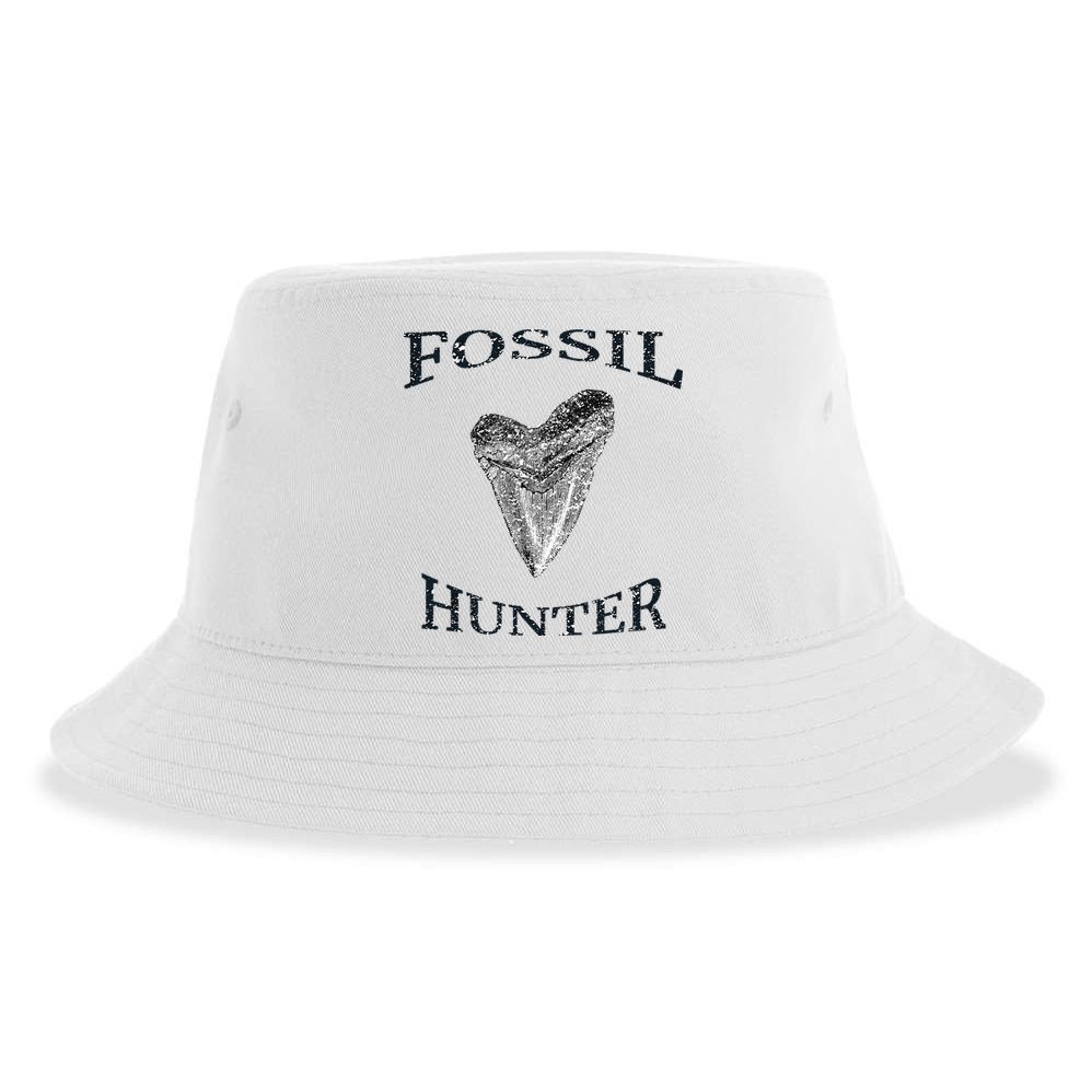 Great Distressed Fossil Hunter Megalodon Tooth Enthusiast Sustainable Bucket Hat