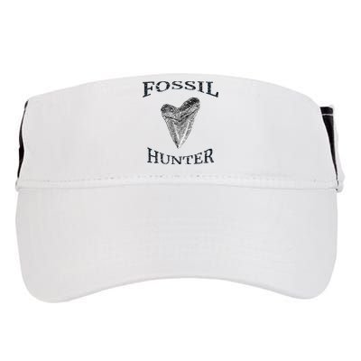 Great Distressed Fossil Hunter Megalodon Tooth Enthusiast Adult Drive Performance Visor