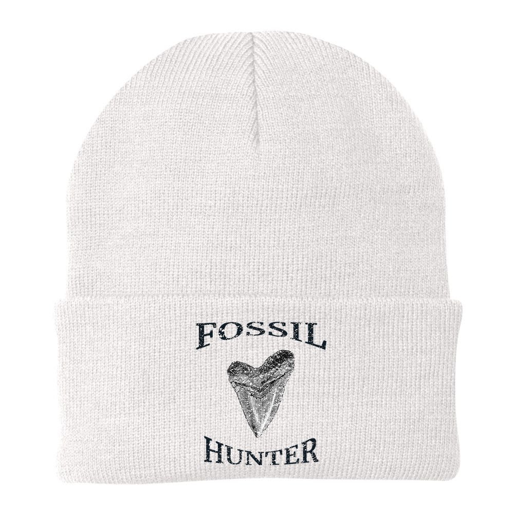 Great Distressed Fossil Hunter Megalodon Tooth Enthusiast Beanie