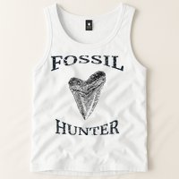 Great Distressed Fossil Hunter Megalodon Tooth Enthusiast Tank Top