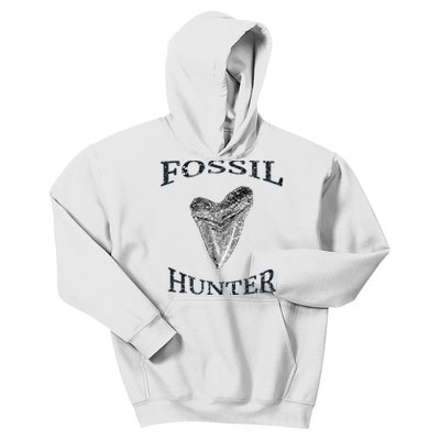 Great Distressed Fossil Hunter Megalodon Tooth Enthusiast Kids Hoodie