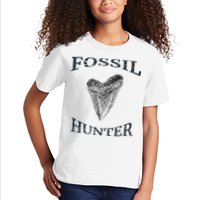 Great Distressed Fossil Hunter Megalodon Tooth Enthusiast Kids T-Shirt