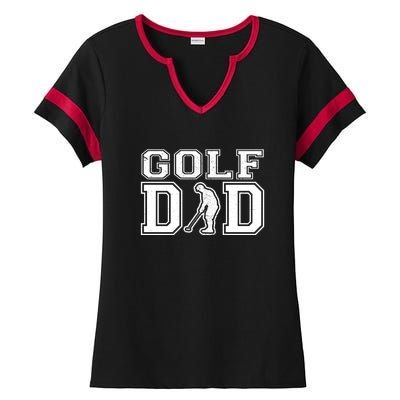 Golf Dad For Golf Lovers Active Gift For Father's Day Ladies Halftime Notch Neck Tee