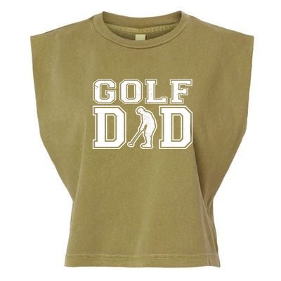 Golf Dad For Golf Lovers Active Gift For Father's Day Garment-Dyed Women's Muscle Tee