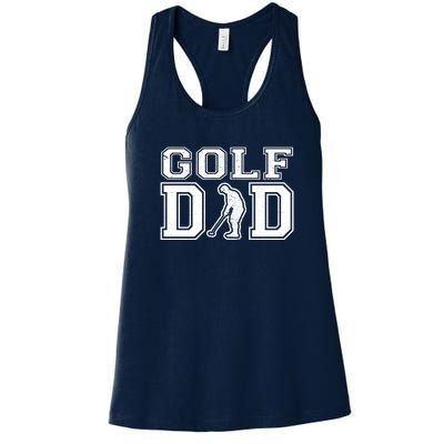 Golf Dad For Golf Lovers Active Gift For Father's Day Women's Racerback Tank