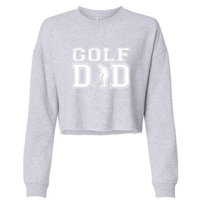 Golf Dad For Golf Lovers Active Gift For Father's Day Cropped Pullover Crew