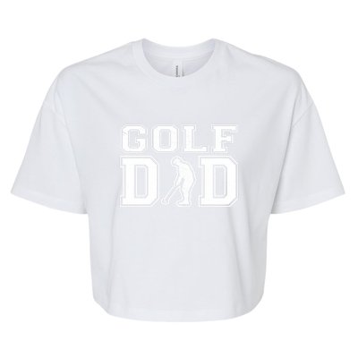 Golf Dad For Golf Lovers Active Gift For Father's Day Bella+Canvas Jersey Crop Tee