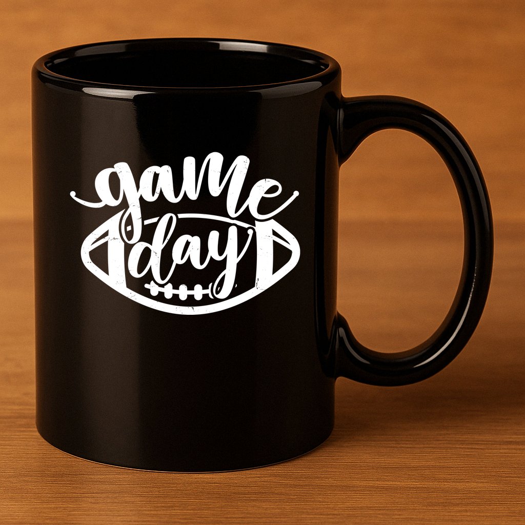 Game Day Football Fan 11oz C Handle Ceramic Mug