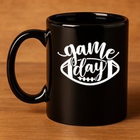Game Day Football Fan 11oz C Handle Ceramic Mug
