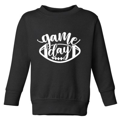 Game Day Football Fan Toddler Sweatshirt