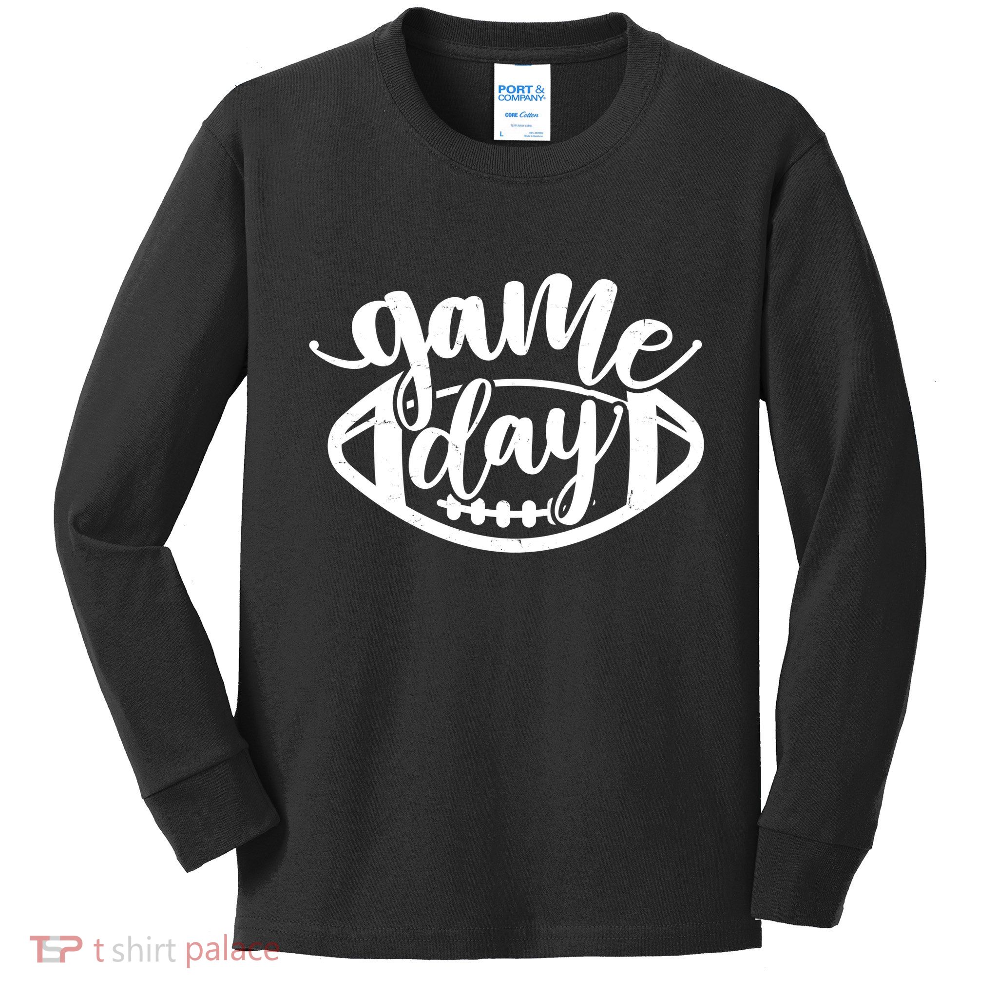 Game Day Football Fan Kids Long Sleeve Shirt