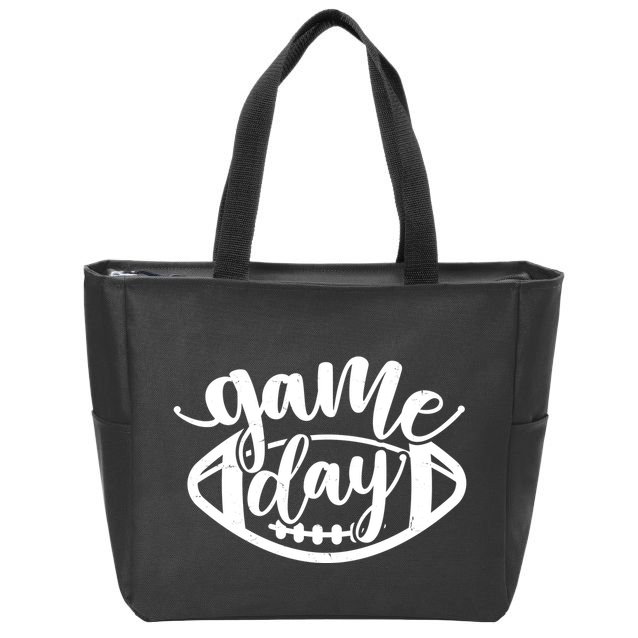 Game Day Football Fan Zip Tote Bag