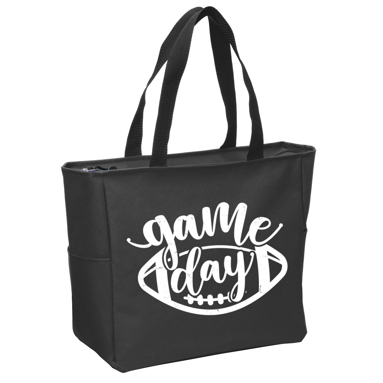 Game Day Football Fan Zip Tote Bag