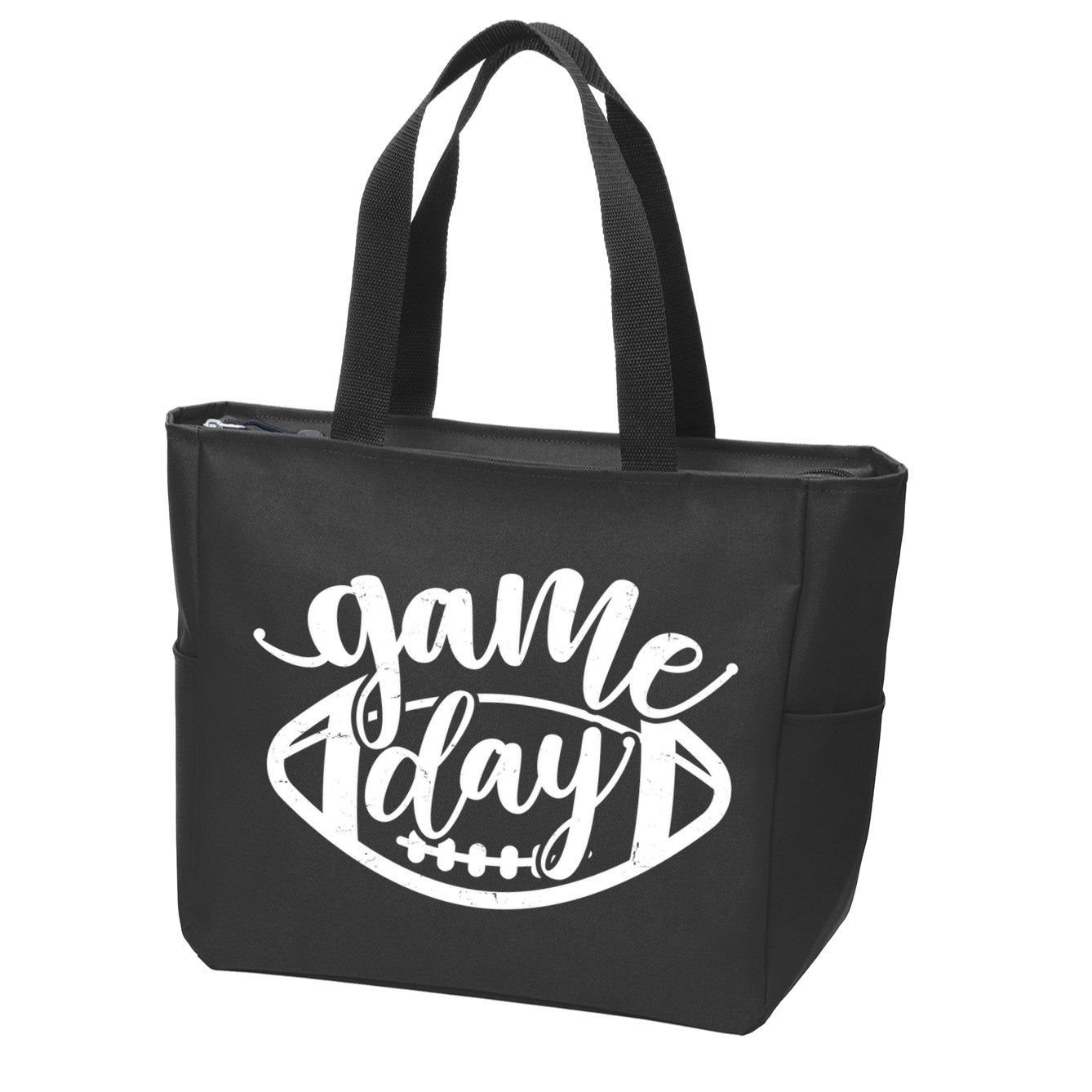Game Day Football Fan Zip Tote Bag