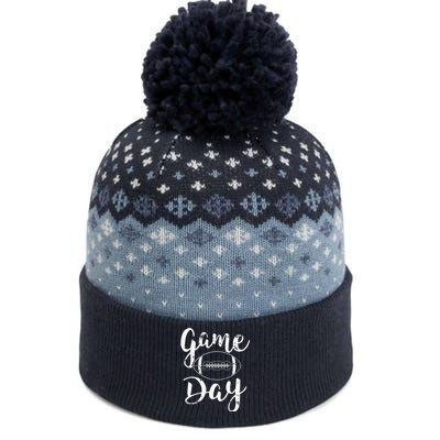 Game Day Football Cute Football Top The Baniff Cuffed Pom Beanie