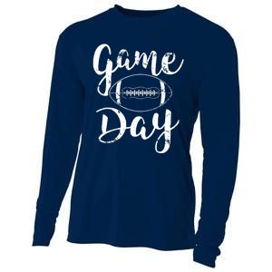 Game Day Football Cute Football Top Cooling Performance Long Sleeve Crew