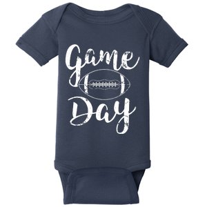 Game Day Football Cute Football Top Baby Bodysuit