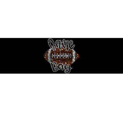 Game Day Football Bling Bling Football Lover Sport Season Bumper Sticker