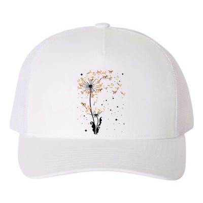 Goat Dandelion Flower Funny Animals Lovers Yupoong Adult 5-Panel Trucker Hat