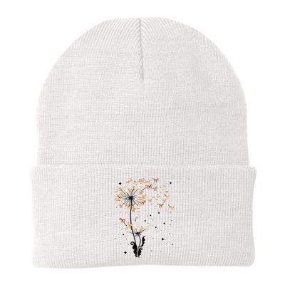 Goat Dandelion Flower Funny Animals Lovers Knit Cap Winter Beanie