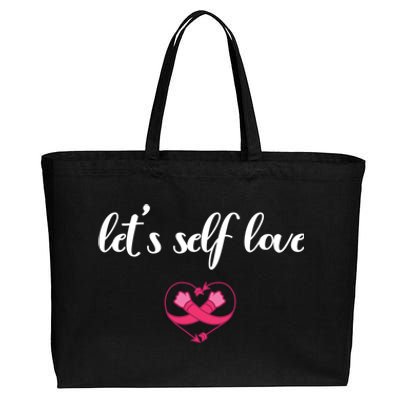 Galentines Day For Self Love Funny Gift Cotton Canvas Jumbo Tote