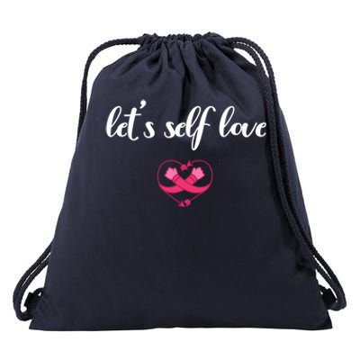 Galentines Day For Self Love Funny Gift Drawstring Bag