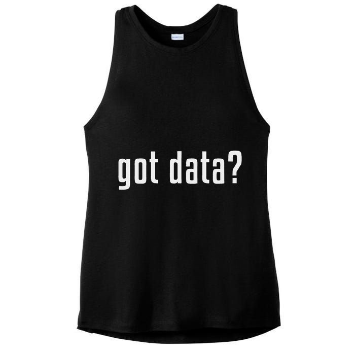 Got Data Funny Business Data Analyst Ladies PosiCharge Tri-Blend Wicking Tank