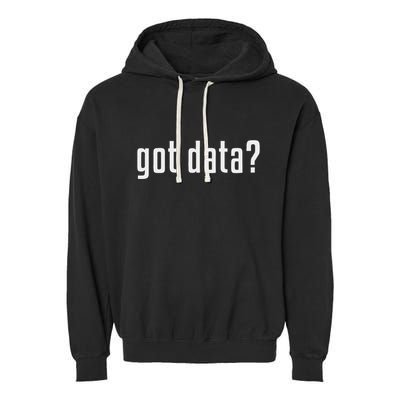 Got Data Funny Business Data Analyst Garment-Dyed Fleece Hoodie