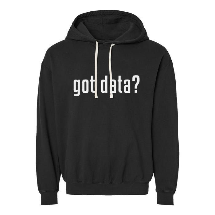 Got Data Funny Business Data Analyst Garment-Dyed Fleece Hoodie