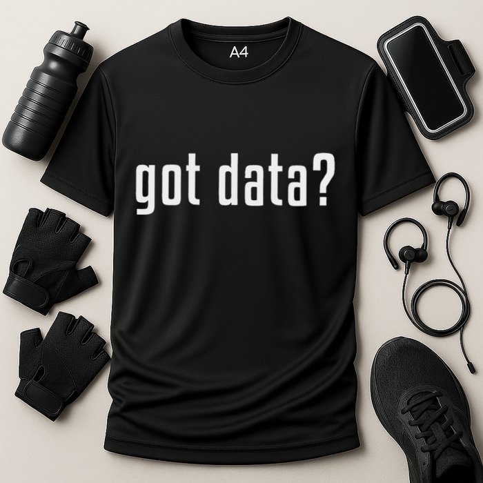 Got Data Funny Business Data Analyst Cooling Performance Crew T-Shirt